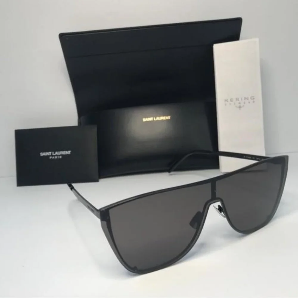 New Authentic SAINT LAURENTSL 1 Mask Sunglasses